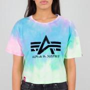 Frauen-T-Shirt Alpha Industries Big A Batik