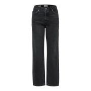 Damen Jeans mit hoher Taille gerade Selected Kate