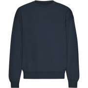 Sweatshirt mit Rundhalsausschnitt in Oversize-Optik Colorful Standard Organic Marine Blue