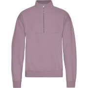 Sweatshirt 1/4 Reißverschluss Colorful Standard Organic Pearly Purple