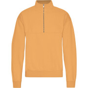 Sweatshirt 1/4 Reißverschluss Colorful Standard Organic Sandstone Orange