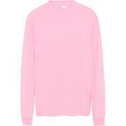 T-Shirt mit langen Ärmeln Colorful Standard Organic oversized flamingo pink