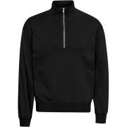 Sweatshirt 1/4 Reißverschluss Colorful Standard Organic deep black