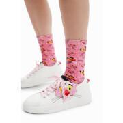 Plattform-Sneakers für Frauen Desigual Pink Panther