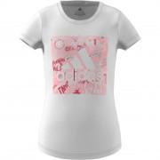 Mädchen-T-Shirt adidas Most Haves Doodle BoS