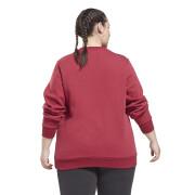 Damen-Identity-Logo-Fleece-Rundhals-Sweatshirt (große Größen)