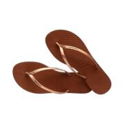 Sandalen für Damen Havaianas You Metallic Crocus