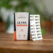 Nahrungsergänzungsmittel gegen Müdigkeit Nutri&Co Le Fer Et Sa Souche Lactique - 30 gélules