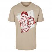 Frauen-T-Shirt Mister Tee happy weekend