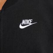 Sweatshirt mit Reißverschluss, Damen Nike Club Fleece Oversize Crop