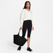 Sweatshirt, kurz, Oversize, mit V-Ausschnitt, Damen Nike Phoenix Fleece