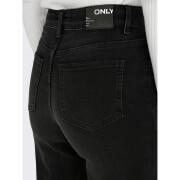 Weite Jeans mit hoher Taille Frau Only Madison