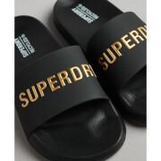 Slides für Damen Superdry Logo Code