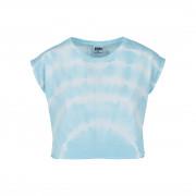 Frauen-T-Shirt Urban Classics Shorts tie dye (grandes tailles)