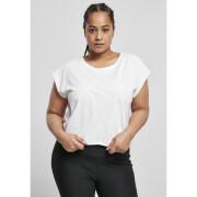 Damen-T-Shirt Urban Classics organic Shorts (Grandes tailles)