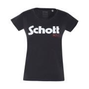 Bedrucktes T-Shirt, Damen Schott
